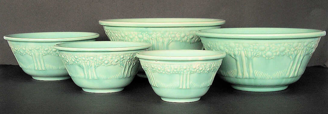 White Fiesta bowls set of five